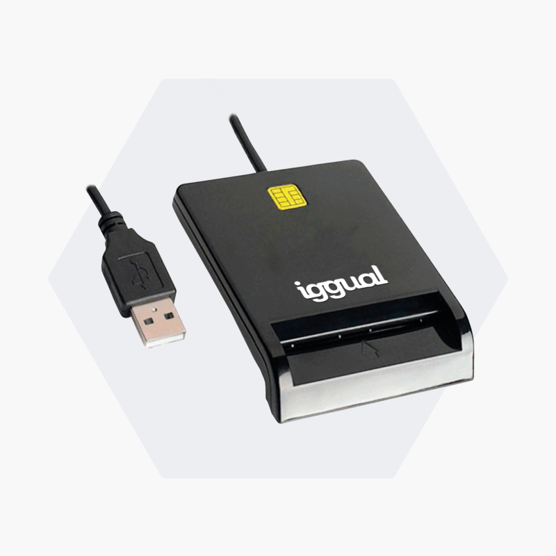 Imagen del producto Lector de tarjetas ID DNI SIP USB 2.0