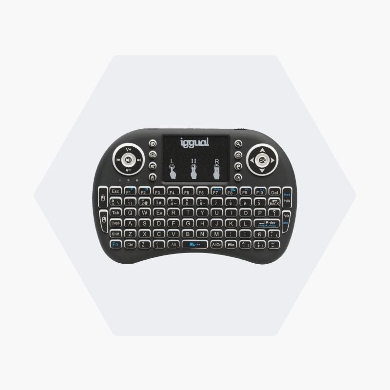 Imagen del producto Mini teclado inalámbrico con panel táctil