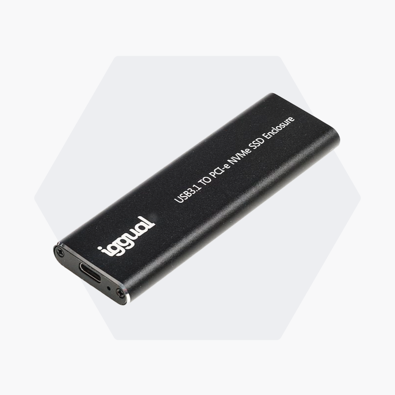 Imagen del producto Caja externa USB-C 3.1 SSD M.2 NVMe y SATA