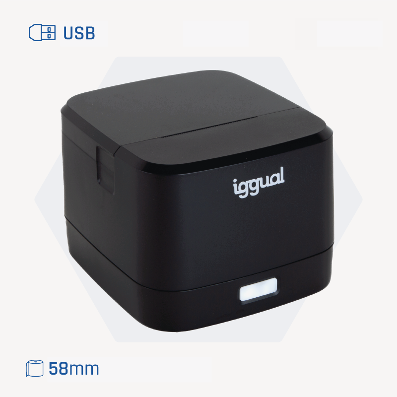 Imagen del producto Impresora térmica tickets TP EASY 58 USB+RJ11