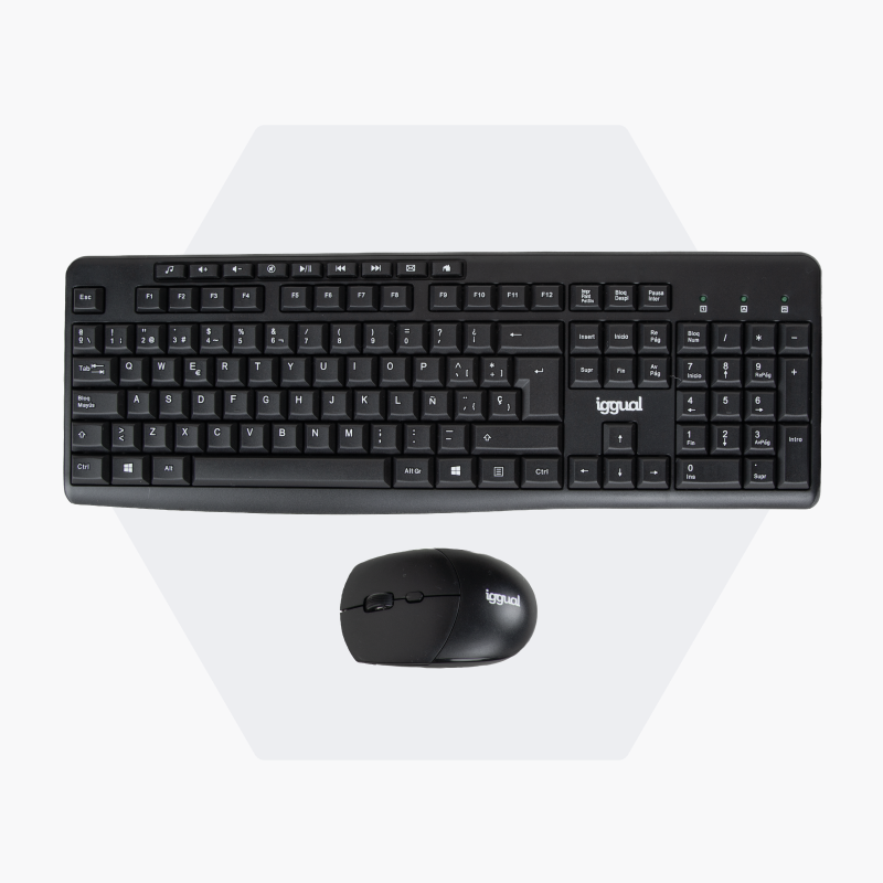 Imagen del producto Kit teclado ratón inalámbrico WMK-BASIC