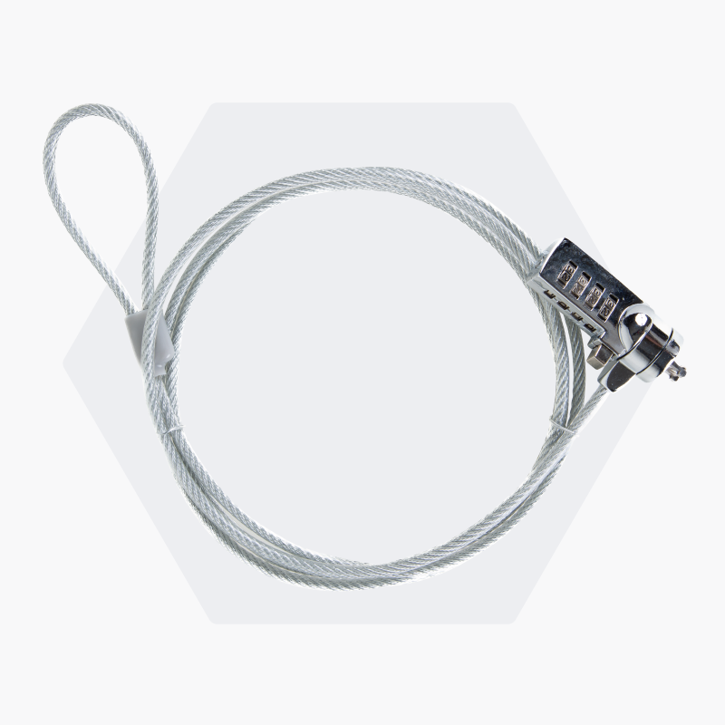 Imagen del producto Cable de seguridad con candado de 4 dígitos SECURE 4D