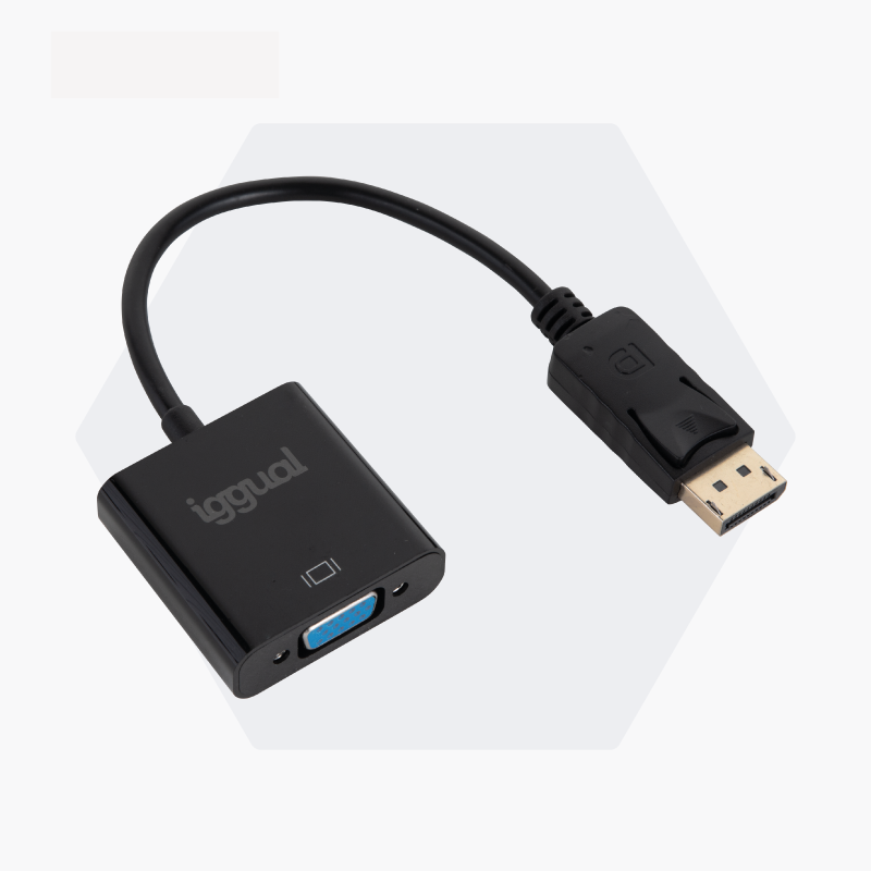 Imagen del producto iggual Adaptador DisplayPort (M) a VGA (H)