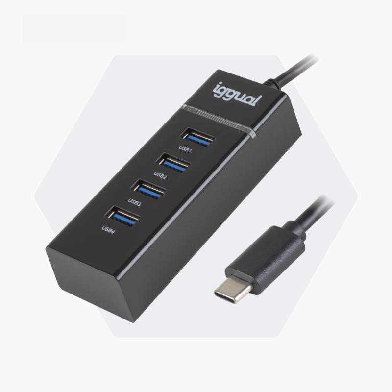 Imagen del producto Hub USB 3.0 tipo C x 4 puertos HUB-C-4p