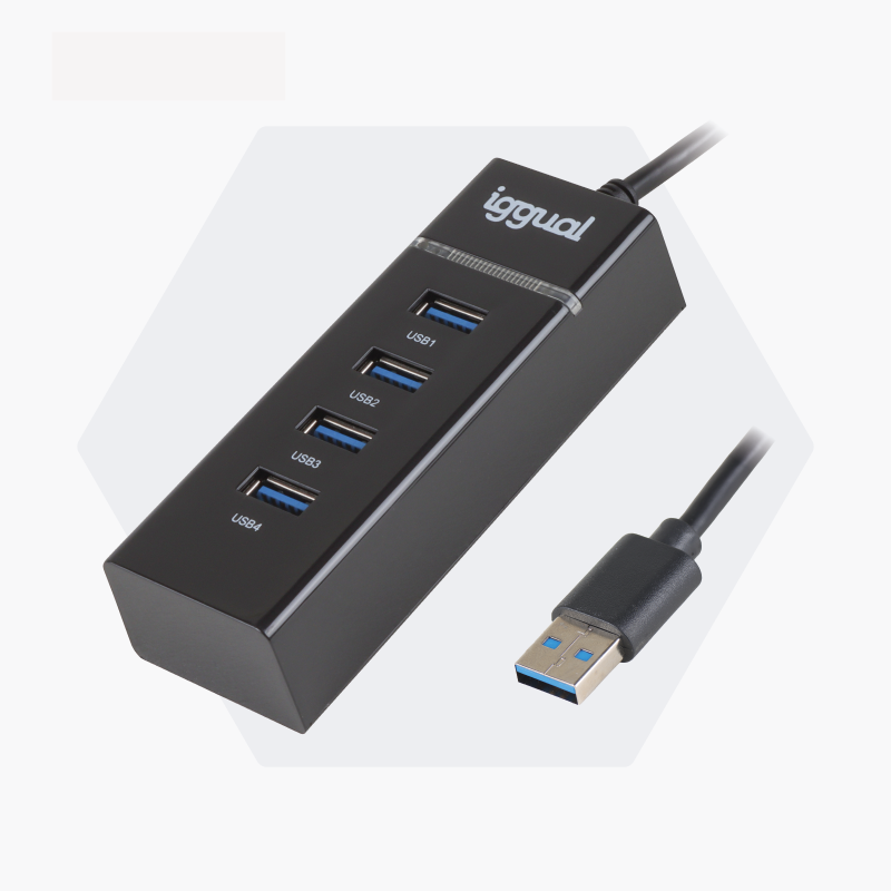 Imagen del producto Hub USB-A 3.0 x 4 puertos HUB-A-4p